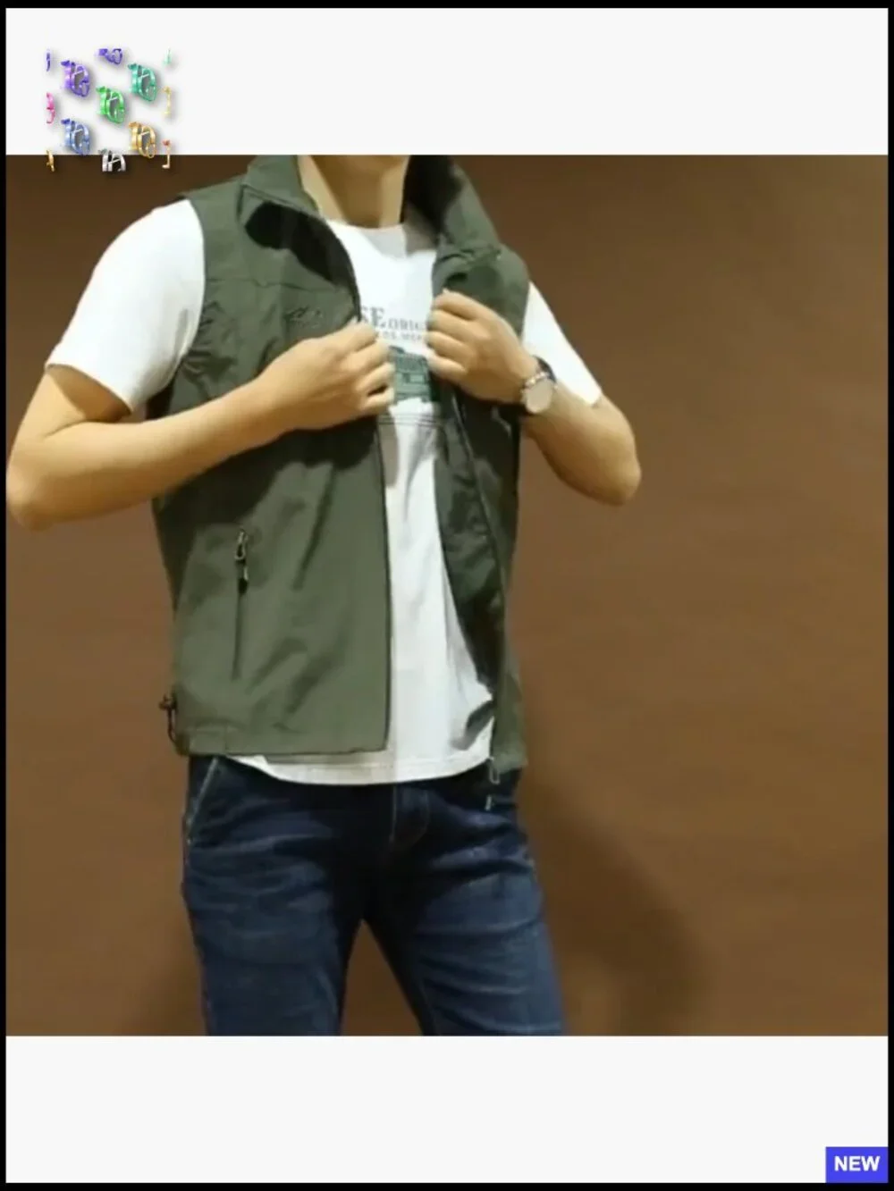 Lightweight Outdoor Vest Multi-Pocket Casual Travel Work Fishing Utility